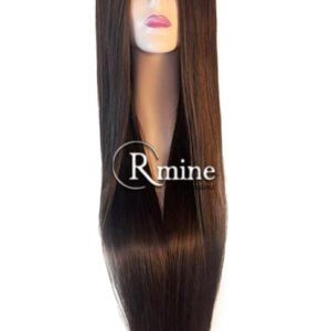 Perruque d'extensions de cheveux Châtains foncés 80cm 400g n°4